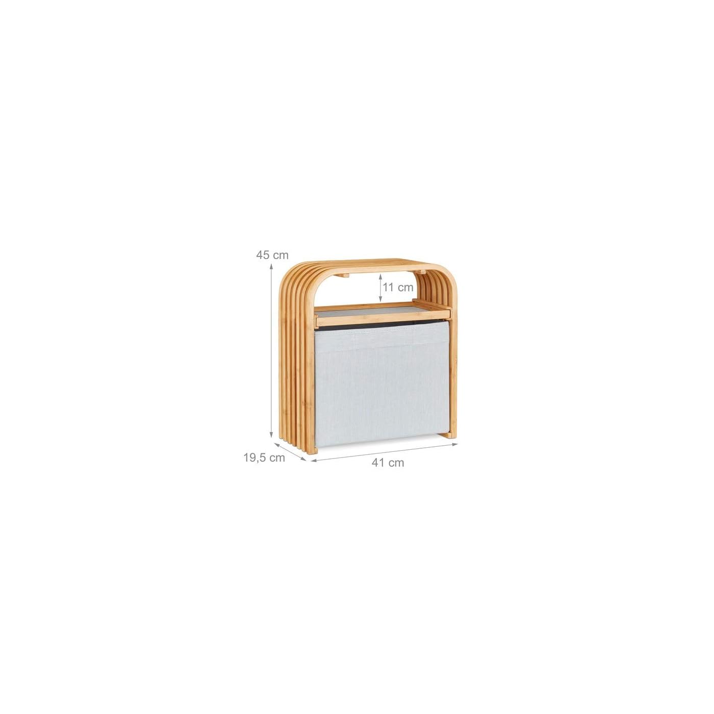 Relaxdays Hocker mit Aufbewahrung, Design Sitzhocker mit Stauraum