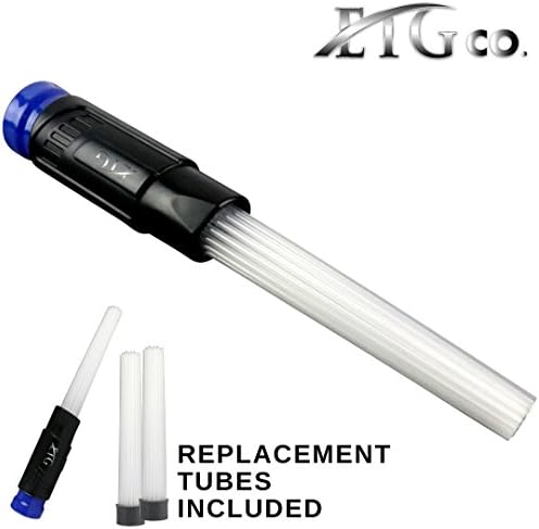 ETG Vacuum Pro Dusty Brush Tubes Attachment 2018 - Dust Brush, Vacuum Tubes, Attachment Dust Remover, Cleaning Tool for Vents, Keyboards, Drawers, Car, Tools, REPLACEMENT INCLUDED