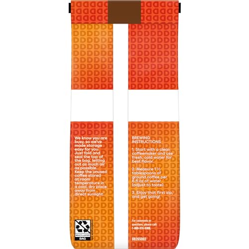 DUNKIN’ ORIGINAL BLEND MEDIUM ROAST GROUND COFFEE, 12 OUNCE