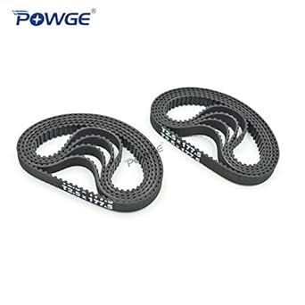 Ochoos 10pcs T2.5 Perímetro de correa de distribución 177.5 ...