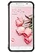 BENTOBEN Galaxy S6 Case, 2 in 1 Luxury Glitter Bling Hybrid Slim Hard PC Cover with Sparkly Shiny Faux Leather Chrome Shockproof Protective Case for Samsung Galaxy S6 G920, Rose Gold