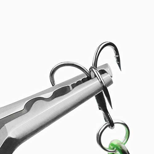 BESPORTBLE Angelzange Schere Multifunktions-Edelstahl Angelgeflechtzange Drahtschneider Hochleistungs-Angelgeräte… – Bild 6