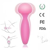 HAOBAIMEI Luxury Vibrator for Women[Big Sale Now]- Rechargeable Massager: Wireless &Waterproof Massager for Back/Neck/ Foot -Multi Speed Vibration– Mini Portable for Travel Gift-Whisper Quiet- Pink
