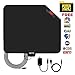 [2018 Upgraded] Amplified HD Digtial TV Antenna with 50-85 Miles Long Range - Detachable Signal Booster Support Full HD 1080P 4K All TVs for Indoor w/Longer Coax Cable
