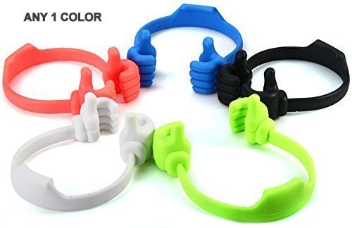 1 Stop Shoppee Flexible Portable Mount Cradle Thumb OK Designed Stand Holder for Smartphones(Multicolour)