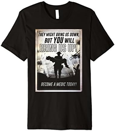 Men's Join The Battle As A Medic- Heal Your Teammates in The Field Large Black