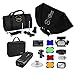 Flashpoint eVOLV 200 R2 TTL Pocket Flash Strobe Light Kit, 200Ws Speedlight,1/8000 HSS,500 Full Power Flashes,2900mAh Battery, Bundle w/Glow HexaPop 24 II & OTA Adapter for Strobe Light Photography