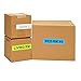 Immuson Removable Home Moving Labels, 960pcs Color Coding Labels for Packing Box, 16 Rolls Different Moving Stickers, 60 Labels/Roll