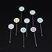 Lwestine 400 Pcs Flat Button &Flower Head Pins,Straight Pins, Quilting Pins with Cases