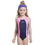 Peacoco Kids Girls' Athletic One-Piece Swimsuits For 4-14 Years