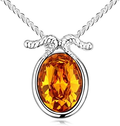 WUFANGFF Crystal Necklace Ladies Jewelry Constellation Styling Minimalist Fashion