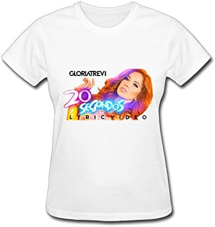 UTU Gloria Trevi 20 Segundos Womens Fashion T Shirt White M
