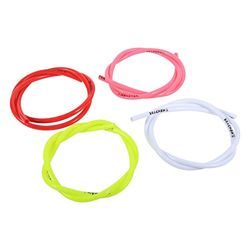 Keenso Colorful Gas Fuel Line Hose Tube Pipe Petrol 1/4 inch 3 feet for Motorcycle Dirt Pit Bike