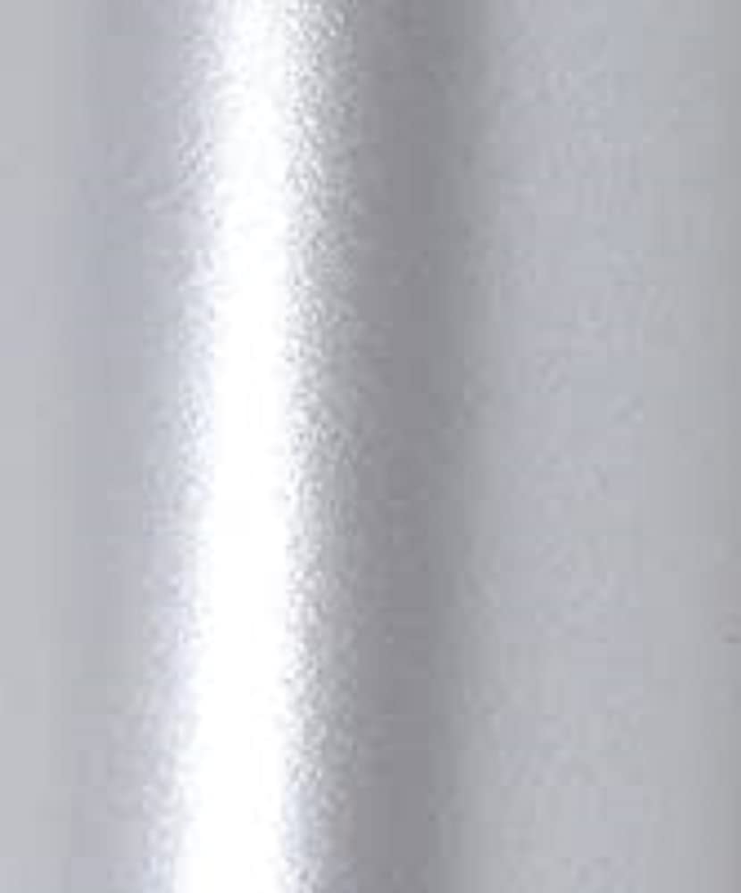 Syntego 12" x 12" Pearlescent Scrapbooking Paper Decorative 120gsm Double Sided (Real Silver)