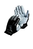 Caiman 2955-6 Extra Large Goat Grain Leather Multi Activity Glove, Pearl and Black