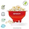 Collapsible-Silicone-Microwave-Hot-Air-Popcorn-Popper-Bowl-with-Lid-and-Handles-Red Collapsible Silicone Microwave Hot Air Popcorn Popper Bowl With Lid and Handles (Red)