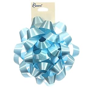 Image of Berwick BLG1203 4.25" Deluxe Bow Light Blue Splendorette Ribbon