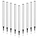 DunBong Rollerball Pen Refills, Roller Ball Fine Point 0.5mm, Red Ink Refill Pack of 5 - Replaceable Ballpoint Pen Refills Medium Point (Black)
