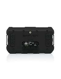 Braven brv blade altavoz bluetooth portátil inalámbrico [22 Hour Playtime] [impermeable] 4000 mAh Power Bank   Cargador, color negro