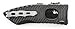 Schrade SCHSA2DB Viper Assisted Side-Opening Drop-Point Folding Knife, 3-Inch, Black