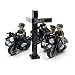 WW2 German Soldiers with Sidecars and Artillery - Military Building Block Toy