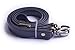 Wento 1pcs 43''-49'' Black PU Leather Straps Adjustable Bag Strap,Soft Leather Shoulder Straps,Replacement Cross Body Purse Straps,Handbag Bag Wallet Straps (Glossy Bronze)…
