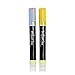 Brilliant Bee - Mega Pack of Liquid Chalk Markers, Reversible Chisel and Round Tip, Use For Menus, Bistro Boards, Storefront Windows (2)