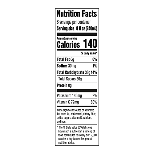 AMAZON FRESH, WHITE GRAPE JUICE, 64 FL OZ
