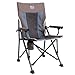 Timber Ridge Camping Chair Ergonomic High Back Support 300lbs with Carry Bag Folding Quad Chair Outdoor Heavy Duty, Padded Armrest, Cup Holder