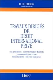 Travaux dirigés de droit international privé