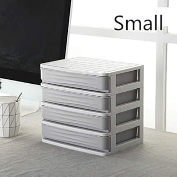 Plastic Jewelry Storage Box Makeup Organizer Drawers Cosmetic