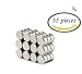 Dadetic 8X3mm Round Cylinder Magnets Deep Diy Personalized Multi-Use For Fridge Door Whiteboard Magnetic Map Magnetic Screen Door Bulletin Boards Refrigerators 35 Pieces