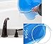 DRESHah XLarge Blue Foot Bath Tub - Thick Sturdy Plastic Pedicure Spa and Massage for Soaking Feet, Toenails, and Ankles with Epsom Salts or Essential Oils. Helps with Callus, Fungus and Dead Skin