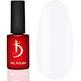 kodi professional Nude &amp; French Gel Polish Collection 7ml. (0.24 fl oz) Milky, Beige, Soft Pink Shades Elegant Manicures (BW 01 (pure white))