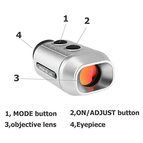 image for UEB Digital Golf Monocular Telescope Mini 7X18 Yards Measure Distance 