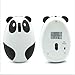 LingsFire Super Cute Wireless Optical Cartoon Panda Mouse Rechargeable Mini 2.4GHz Wireless Panda Desktop Laptop Unique Novel Portable(Black & White)