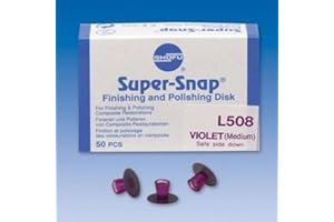 Shofu Dental Corp L508 Super-Snap Disks Finishing Dk Violet 50/Bx