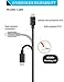 USB Charger Cable for Samsung Galaxy S7, Deegotech [3 Pack 6.6 Feet] Extra Long Universal Micro USB Charger, High Speed Sync Charge Cord Wire for Android - Black