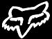 Bread8 Global's Die Cut Fox Racing Head 4-inch High Quality White Vinyl Decal for cars, trucks, laptops, helmets, tool boxes, or any hard, smooth surface
