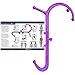 Body Back Buddy Jr - USA Made - Back Massager (Next Gen 2020 Version) Handheld Massage Stick, Trigger Point Massage, Full Body Muscle Pain Relief (Purple Marbled)