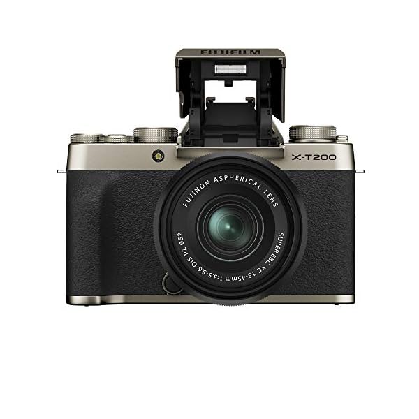 FUJIFILM X-T200 Systemkamera Champagner-Gold mit XC15-45mmF3.5-5.6 OIS PZ Kit – Bild 4