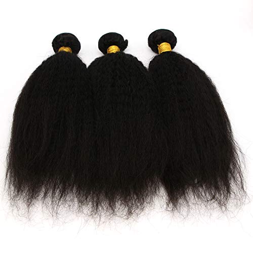 Brazilian-Yaki-Kinky-Straight-Human-Hair-3-Bundles-Virgin-Hair-Wave-Weft-Unprocessed-Weave-Afro-Kinky-Straight-100-Human-Hair-Extensions-Natural-Color-10-12-14-Inch