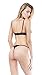 Cotton Whisper Sexy Lingerie G-String T-Back Thongs Panties Random Black M/L