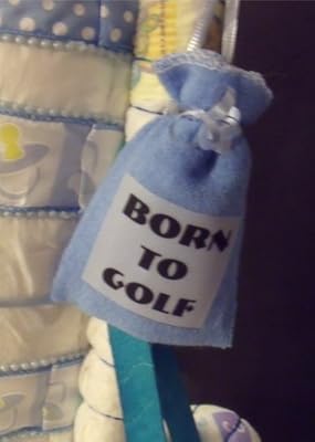 golf bag diaper cake