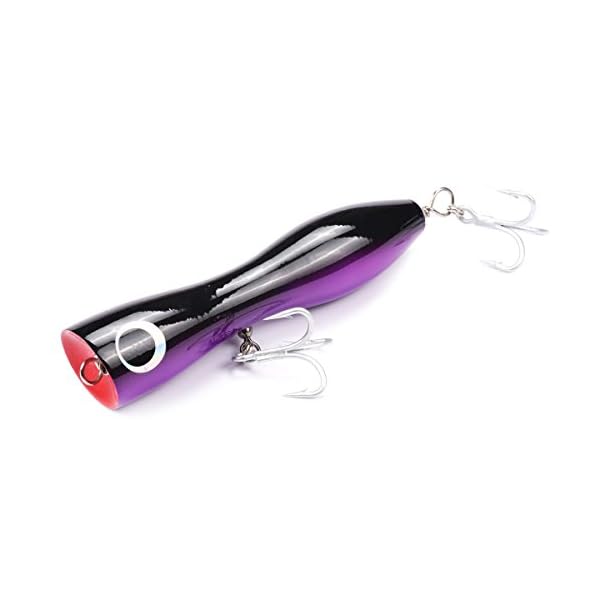 Mizugiwa-820cm-105g-Wood-Lure-Top-Water-Big-Game-Surface-Bull-Tuna-Lure-GT-Offshore-Popper