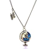 Moonar® Fashion Vintage Telescope Globe Style Charm Chain Sweater Necklace Pendant