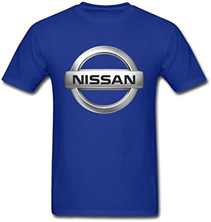 JDShirt Men's Nissan Logo Short Sleeve T-Shirt XXX-Large Royal Blue