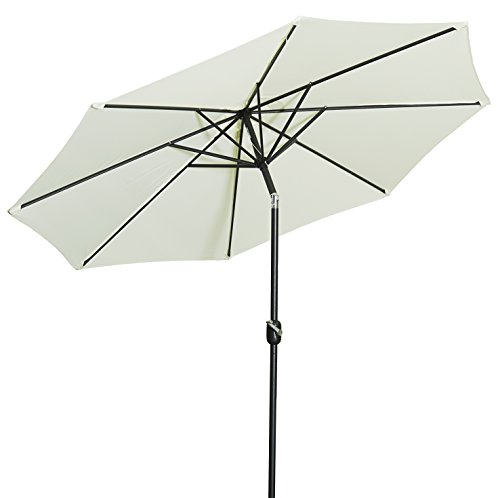 Gartenfreude Sonnenschirm, creme, 300 x 300 x 250 cm, 4900-1005-100