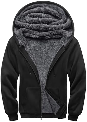 Amazon.com: North 15 - Men's Hooded Sweatshirt - Plaid Polar