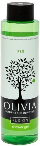 Olivia Olive Beauty :Revitalizing Shower Gel with Organic Olive Fruit & Fig extracts, from Greece, 10.1 oz.